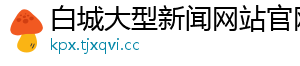 白城大型新闻网站官网